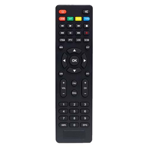 ORJ-EU-0220C REDLİNE HD YOUTUBE-IPTV-XTREM TUŞLU ORJİNAL LOGOLU KUMANDA