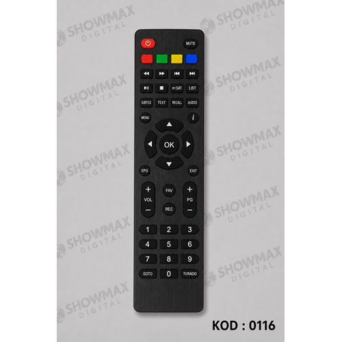 SHOWMAX SH0116 AMSTRAD FOBEM SHOWMAX PARTNER MİNİ HD KUMANDA