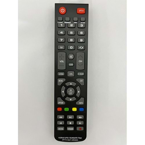 SH3838A KORAX UFO-SUNGATE TİTAN IPTV (2Sİ 1 ARADA) (KRO/SU 2IN1)
