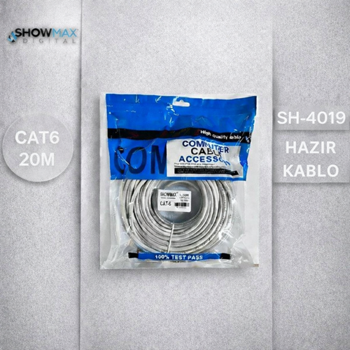SHOWMAX SH-4019 CAT6 20 METRE ETHERNET KABLOSU