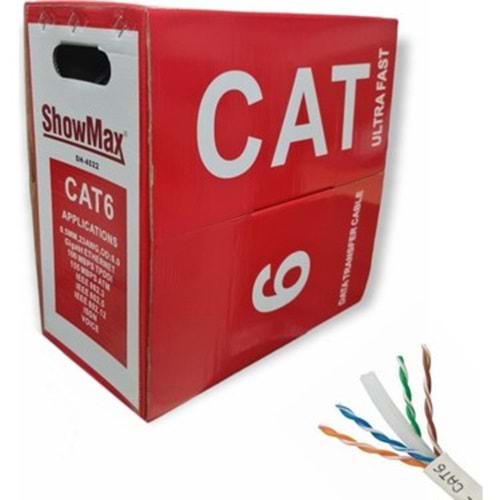SHOWMAX SH-4022 CAT6 305 METRE ETHERNET KABLOSU