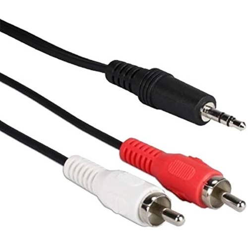 SHOWMAX SH-4045 2 RCA ERKEK+3.5MM STEREO ERKEK 1.5 METRE SES KABLOSU