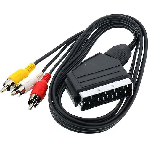 SHOWMAX SH-4049 SCART TOS 3 RCA 1.2 METRE KABLO