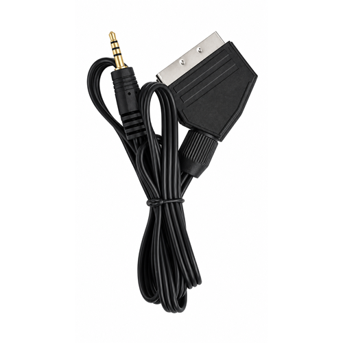 SH-4050 3.5 MM STEREO ERKEK UZUN JACK / SCART AV KABLO 1 METRE UZUN JACK