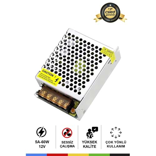 SHOWMAX SH-4210 12 VOLT 5 AMPER KALIN KASA METAL ADAPTÖR