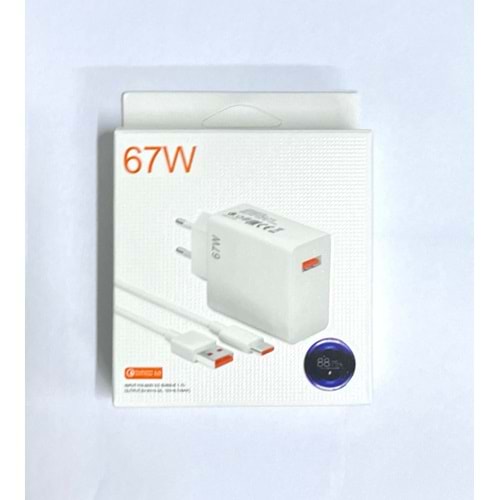 SH-4233 67 WATT TYPE-C KABLOLU USB 3.0 ŞARJ ADAPTÖR ALETİ