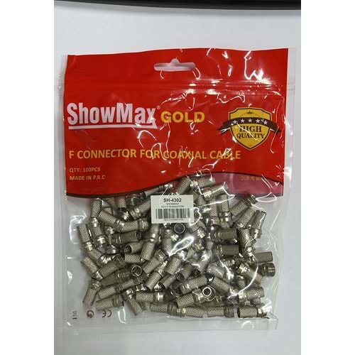 SHOWMAX SH-4302 ECO F KONNEKTÖR 100LÜ PAKET