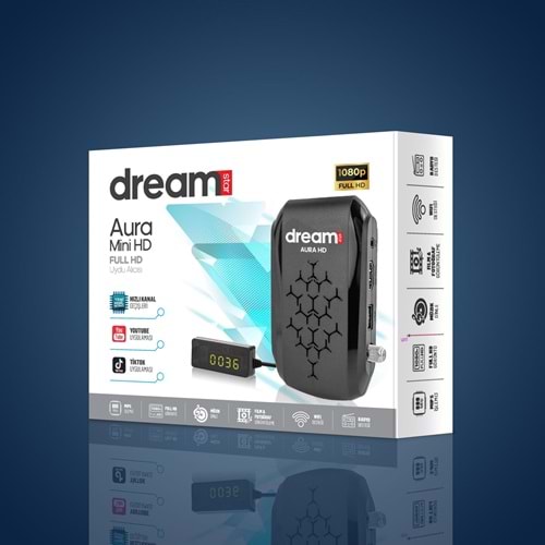 DREAMSTAR AURA FULL HD MİNİ UYDU ALICISI