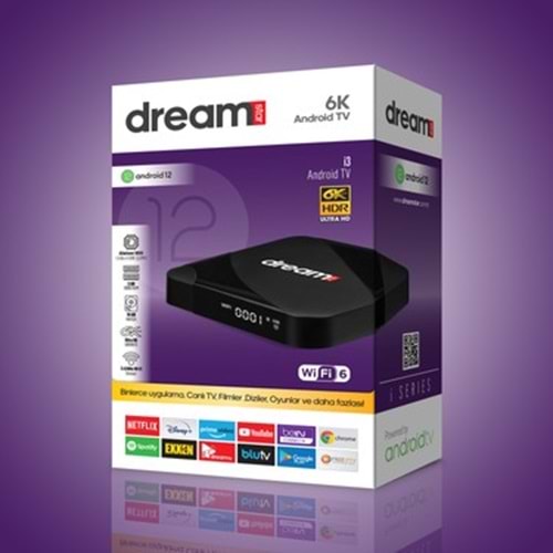 DREAMSTAR İ3 4K ULTRA HD ANDROID TV BOX