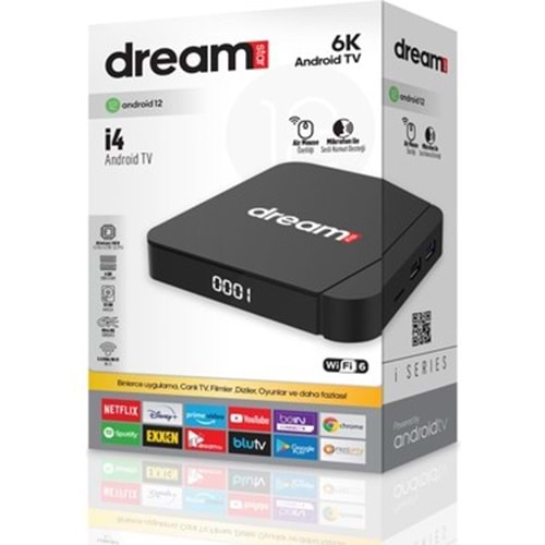 DREAMSTAR İ4 6K ULTRA HD ANDROID TV BOX