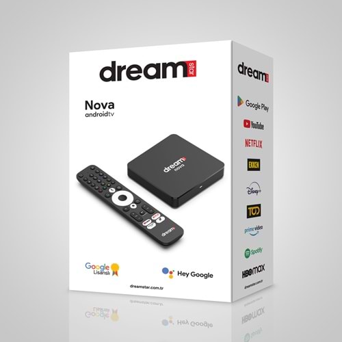DREAMSTAR NOVA 2GB 32GB ANDROID TV BOX YENİ SİYAH KASA
