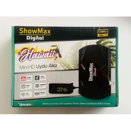 SHOWMAX SH-4516 HAWAİİ FULL HD UYDU ALICISI