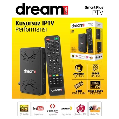 DREAMSTAR SMART PLUS IP TV UYDU ALICISI