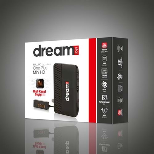 DREAMSTAR ONE PLUS MİNİ FULL HD UYDU ALICISI