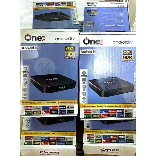 DREAMSTAR ONEBOX 2GB RAM 16GB HAFIZA ANDROID 14 4K ULTRA HD ANDROID TV BOX
