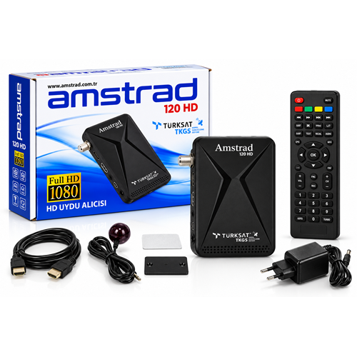 AMSTRAD 120 HD TKGSLİ IR GÖZLÜ FULL HD UYDU ALICISI