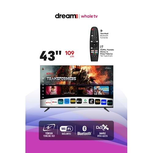 DREAMSTAR 43DSE101 43 INC 109 EKRAN WHALE TV LCD TV