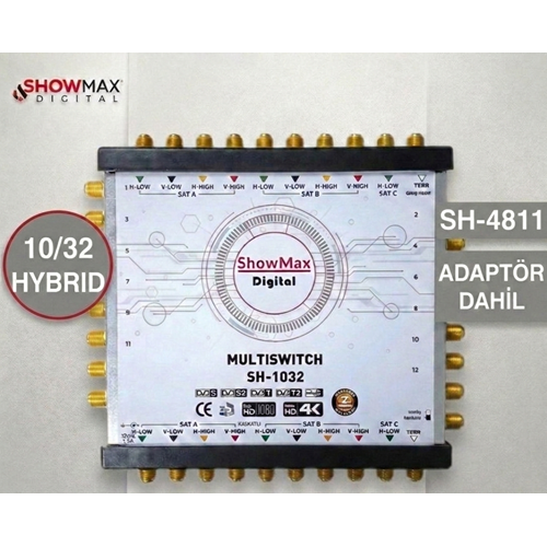 SHOWMAX DİGİTAL SH-4811 10/32 HYBRID MULTISWITCH SANTRAL