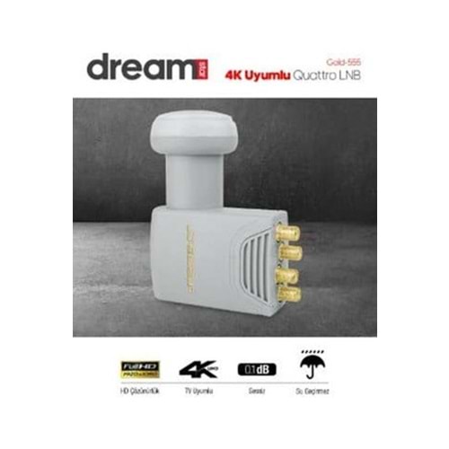 DREAMSTAR GOLD-555 QUATTRO SANTRAL LNB