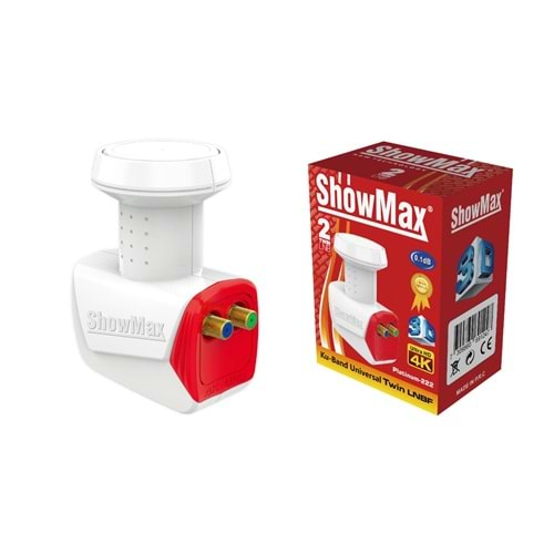 SHOWMAX SH-4922 TWIN ÇİFTLİ LNB PLATİNUM-222