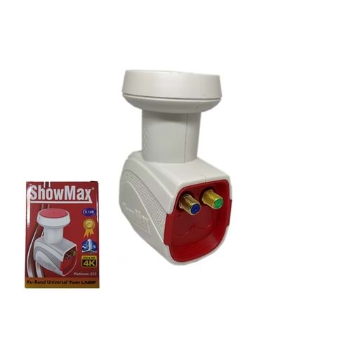 SHOWMAX SH-4922 TWIN ÇİFTLİ LNB PLATİNUM-222