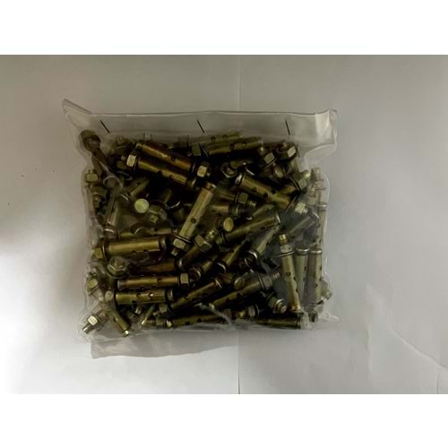 SH-4927 ÇELİK DÜBEL 8X55MM GÖMLEKLİ (100'LÜ POŞET)