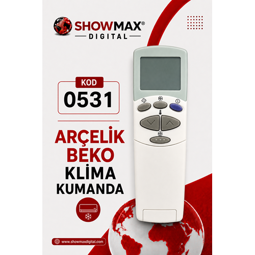 SHOWMAX SK0531 ARÇELİK BEKO KLİMA KUMANDA