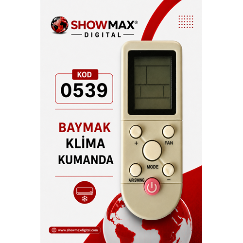 SHOWMAX SK0539 BAYMAK KLİMA KUMANDA