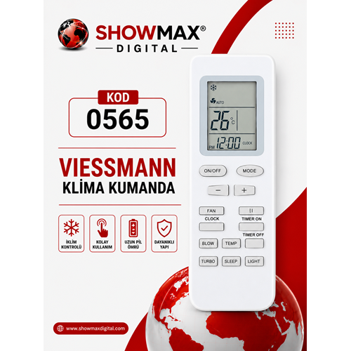 SHOWMAX SK0565 VIESSMANN KLİMA KUMANDA
