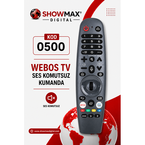 SHOWMAX SX0500 LG ONVO SUNNY NEXT WEBOS TV KUMANDA SES KOMUT-AİR MOUSE ÖZELLİĞİ YOKTUR
