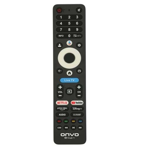 SHOWMAX SX2204-IR ONVO GOOGLE TV SES KOMUTSUZ LED TV KUMANDA