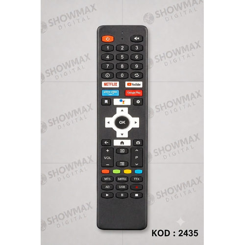 SHOWMAX SX2435 NEXT GOOGLE ANDROİD TV KUMANDASI BLUETOOTHLU ANDROİD LOGOLU