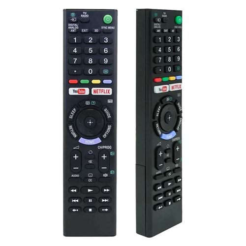 SHOWMAX SX9882 SONY NETFLIX YOUTUBE LCD TV KUMANDA RM-L1370