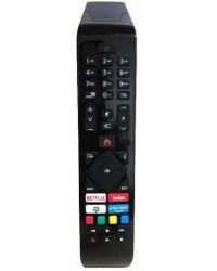 VESTEL-SEG-REGAL NETFLIX- PRİME VİDEO-YOUTUBE-HOME TUŞLU LCD SİYAH KALIP