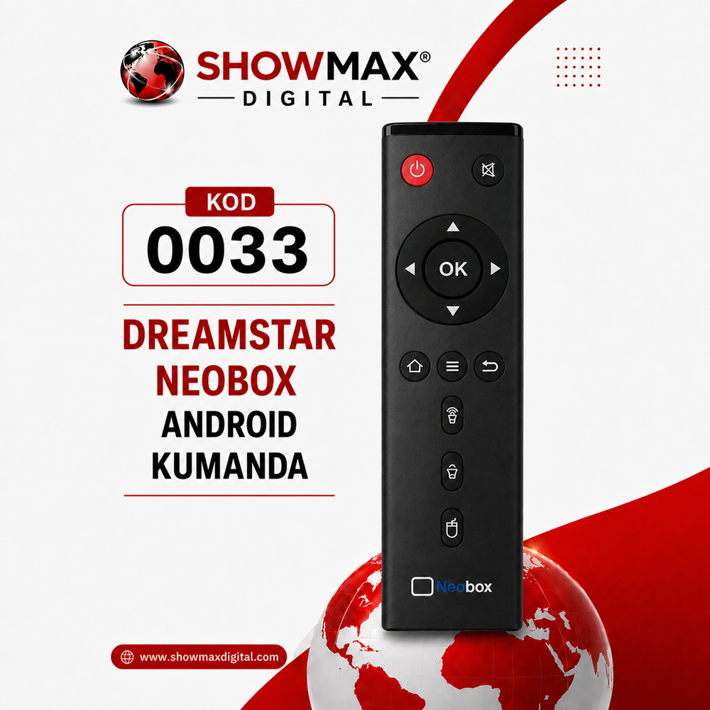 ORJ-0033 DREAMSTAR NEOBOX ANDROID LOGOLU ORJİNAL KUMANDA