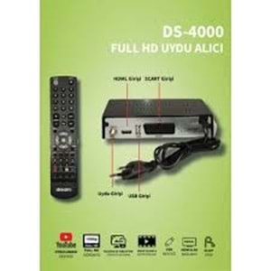 DREAMSTAR DS-4000 FULL HD KASALI UYDU ALICISI