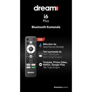 DREAMSTAR İ6 PLUS 4GB RAM 64GB HAFIZA 4K ULTRA HD ANDROID TV BOX