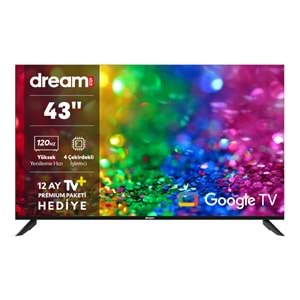 DREAMSTAR 43DSE101 43 INC 109 EKRAN GOOGLE TV LCD TV